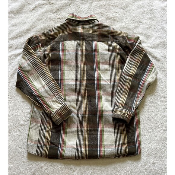 Vintage Williams Bay Heavyweight Flannel Shirt Men's Size Large - Picture 8 of 8
